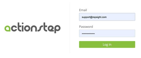 Actionstep login